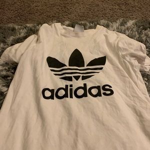 White adidas shirt